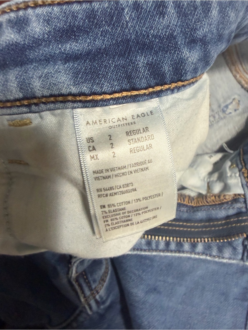 American Eagle Outfitters Men’s Light Blue Slim Jeans